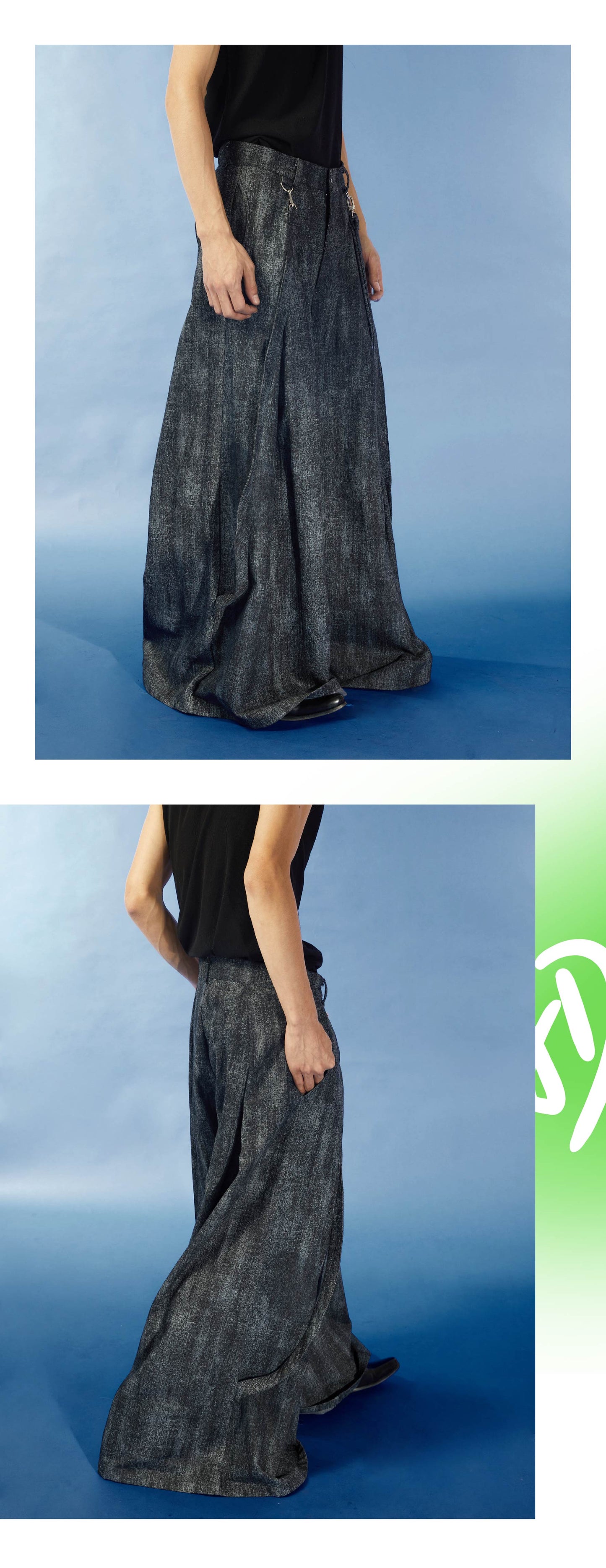 Super loudspeaker wash jeans